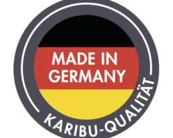 Elementsauna Karibu Avarni 2 inkl. 3,6 kW Bio Ofen u.ext.Steuerung ohne Dachkranz mit bronzierter Ganzglastüre
