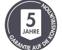 Elementsauna Karibu Gobina ohne Ofen mit Dachkranz und graphitfarbiger Ganzglastüre