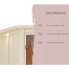Elementsauna Karibu Mandos 3 inkl. 9 kW Bio Ofen u.ext.Steuerung mit Dachkranz und bronzierter Ganzglastüre