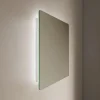 EMKE LED Badspiegel 100 x 60 cm mit Beleuchtung Wandspiegel mit 3 Lichtfarben Touch-Schalter