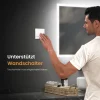 EMKE LED Badspiegel 100 x 60 cm mit Kippschalter & Anti-Beschlag Warmweiß/Kaltweiß