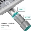EMKE Duschrinne Edelstahl 60 cm Komplettset, befliesbar, mit Geruchsstop, Haarsieb und Siphon, doppelseitiger Bodenablauf für Badezimmer