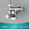 Engelbach® Universal Eckfix Gerätezusatzventil mit Rückflussverhinderer - Einfacher Einbau auf vorhandene Eckventile - Zusatzventil aus verchromten Messing