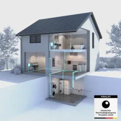 Enthärtungsanlage ohne Salz AQON PURE home s für Einfamilienhäuser | Alternative zum Wasserfilter, zur Wasserenthärtungsanlage und Entkalkungsanlage ohne Wartung & ohne Salz