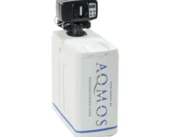 Entkalkungsanlage AQMOS AQBM-R2D2-32 mit Anschlussset und Montageblock für Haushalte 1 bis 4 Personen