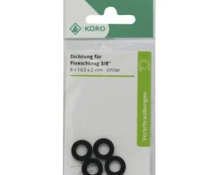 EPDM-Ring 8 x 14,5 x 2 mm 70 Sh.A für Schlauchkupplung