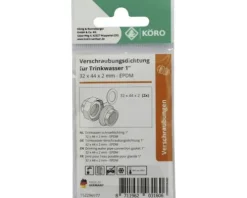 EPDM-Ring 32 x 44 x 2 mm 70 Sh.A für Verschraubung 1"