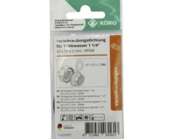 EPDM-Ring 42x55x2 mm 70 Sh.A für Verschraubung 1 1/4"