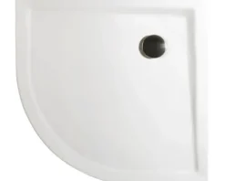 Extraflaches Viertelkreis-Duschwannen Komplettset SCHULTE ExpressPlus 90 x 90 x 3,5 cm alpinweiß glänzend EP212077 04