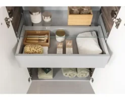 FACKELMANN Hochschrank Verona BxHxT 60 x 162 cm x 31,8 cm Frontfarbe weiß glanz 73164