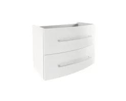FACKELMANN Waschtischunterschrank Verona BxHxT 79,4 x 57,5 cm x 45,5 cm Frontfarbe weiß glanz 73103