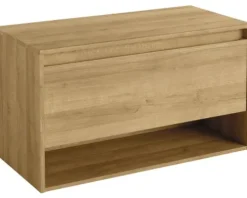 FACKELMANN Waschtischunterschrank Natura BxHxT 93,5 x 52,5 cm x 45,5 cm Frontfarbe asteiche holzdekor 79712