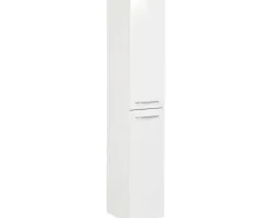 FACKELMANN Hochschrank B.clever BxHxT 30 x 159 x 32 cm weiß hochglanz weiß zerlegt