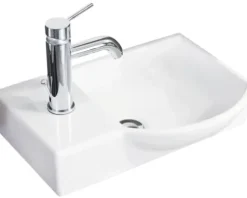 FACKELMANN Möbel-Handwaschbecken A-Vero rechts 45 cm weiß