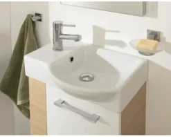 FACKELMANN Möbel-Handwaschbecken A-Vero rechts 45 cm weiß