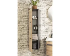FACKELMANN Midischrank Andria links anthrazit BxHxT 30 x 122 x 33 cm anthrazit