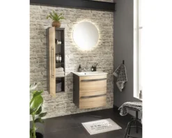 FACKELMANN Midischrank Andria links anthrazit BxHxT 30 x 122 x 33 cm anthrazit
