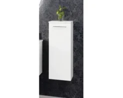 FACKELMANN Midischrank B.perfekt BxHxT 30,5 x 81 x 32 cm weiß hochglanz