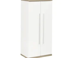 FACKELMANN Midischrank Stanford BxHxT 50,5 x 106 x 32 cm weiß hochglanz