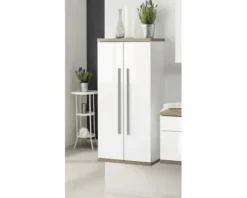 FACKELMANN Midischrank Stanford BxHxT 50,5 x 106 x 32 cm weiß hochglanz