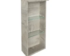 FACKELMANN Regal O x ford oben BxHxT 30,2 x 68,4 x 20 cm Eiche natur Oak 3 Fächer