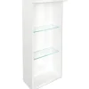FACKELMANN Regal O x ford oben BxHxT 30,2 x 68,4 x 20 cm weiß 3 Fächer