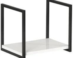 FACKELMANN Wandregal New York BxHxT 33 x 28 x 28 cm weiß hochglanz