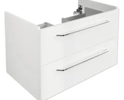 FACKELMANN Waschtischunterschrank Milano BxHxT 80 x 49,2 cm x 47,5 cm Frontfarbe weiß glanz 84203