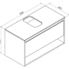 FACKELMANN Waschtischunterschrank Natura BxHxT 93,5 x 52,5 cm x 45,5 cm Frontfarbe asteiche holzdekor 79702