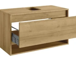 FACKELMANN Waschtischunterschrank Natura BxHxT 93,5 x 52,5 cm x 45,5 cm Frontfarbe asteiche holzdekor 79702