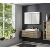 FACKELMANN Waschtischunterschrank Stanford BxHxT 110 x 41 x 50 cm Eiche