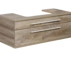 FACKELMANN Waschtischunterschrank Stanford BxHxT 110 x 41 x 50 cm Eiche