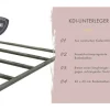Fasssauna Karibu Quadrado 1 B: 199 cm ohne Ofen und bronzierter Ganzglastüre