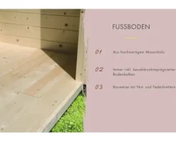 Fasssauna Karibu Rondi 1 ohne Ofen mit Holztüre und Isolierglas wärmegedämt