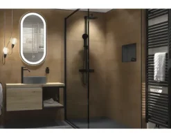 Feinsteinzeug Wand- und Bodenfliese Urbex 60 cm x 120 cm x 0,9 cm brown matt rektifiziert