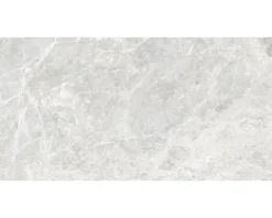 Feinsteinzeug Wand- und Bodenfliese Pietra Marmo lightgrey 60 x 120 x 0,9 cm geädert rektifiziert