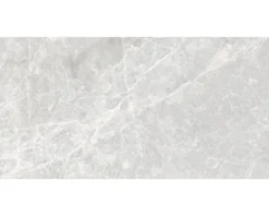 Feinsteinzeug Wand- und Bodenfliese Pietra Marmo lightgrey 60 x 120 x 0,9 cm geädert rektifiziert