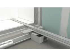 Fertigset Duschrinne hansgrohe RainDrain Match Plus 755 mm weiß matt 56215700 ohne Installationsset und den uBox Grundkörper