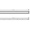 Fertigset Duschrinne hansgrohe RainDrain Match 955 mm weiß matt 56041700 ohne Installationsset und den uBox Grundkörper