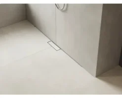 Fertigset Duschrinne hansgrohe RainDrain Minimalistic 700 mm chrom Wandmontage 56219000 ohne Grundkörper