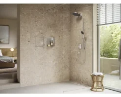 Fertigset Duschrinne hansgrohe RainDrain Original 700 mm edelstahl gebürstet 56197800 ohne Grundkörper