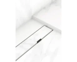 Fertigset Duschrinne hansgrohe RainDrain Rock 1000 mm befliesbar 56033000 ohne Installationsset und den uBox Grundkörper