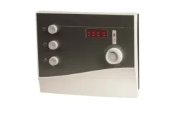 FinnTherm Komplett-Elektro-Saunaofen-Set: Viking 9,0 kW aus Metall in Silber,
