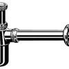 Flaschensiphon Viega 1 ¼" verchromt