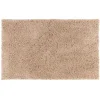 FLOORDIREKT Badematte Sky Soft - Reckteckig - Rutschhemmende Rückseite - Beige - 70 x 120 cm