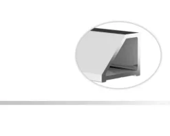 form&style Alu Schwallprofil chrom zu Ballino