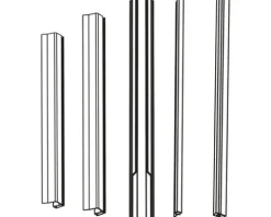 form&style Dichtleistenset für Drehtür Modena