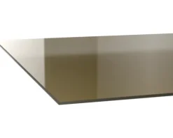 form&style Duschwand MODENA 90 x 195 cm Profil schwarz matt Glasdekor Braun schmutzabweisende Glasbeschichtung