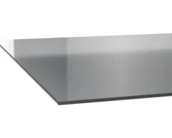 form&style Duschwand MODENA 90 x 195 cm Profil schwarz matt Glasdekor Grau schmutzabweisende Glasbeschichtung