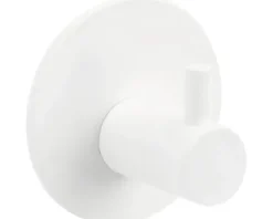 form&style Klebehaken zum kleben rund weiß matt